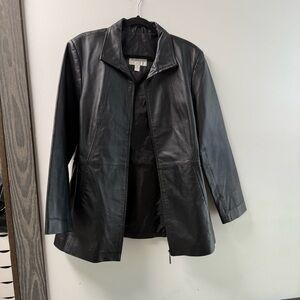 Worthington Women's Black Leather Jacket